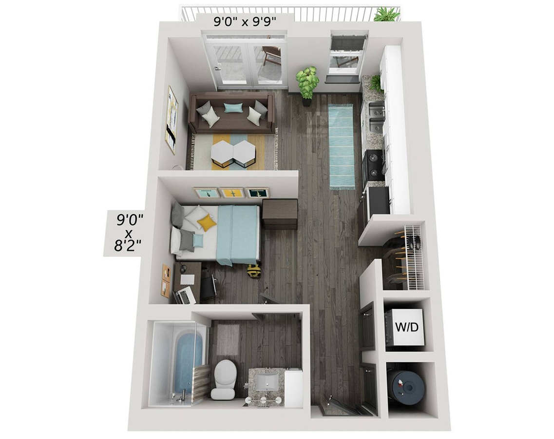 The Studio Floor Plan